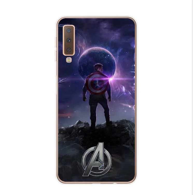 Супергерои Marvel Мстители: Endgame силиконовые чехлы для телефонов для samsung Galaxy A7 A750 A10 A30 A50 M10 M20 A6 A8