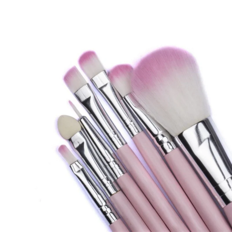 USA Warehouse 7 Pcs Pro Makeup Brushes Set Kit Eyeshadow Foundation