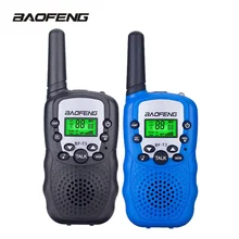 2PCS BaoFeng Walkie Talkie Children Mini Kids Radio BF-T3 2W UHF462-467(MHz) two way radio Portable Transceiver radio Kids gift