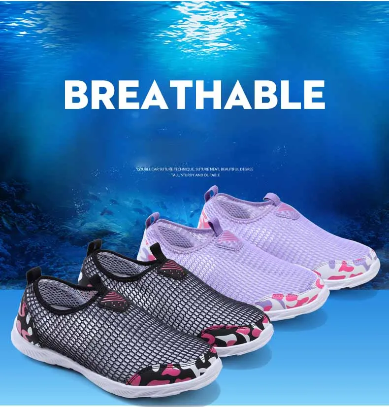 HoYeeLin водонепроницаемая обувь Мужские дышащие сетчатые легкие пляжные прогулочные спортивные кроссовки на плоской подошве
