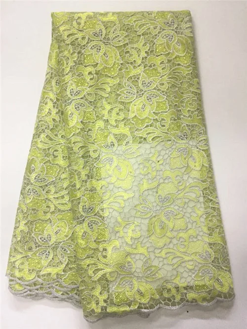 

Latest design embroidery French net lace fabric stones African tulle textile for lady