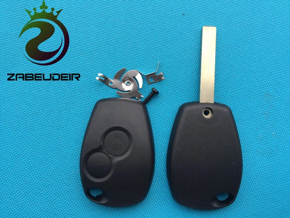 10Pcs/Lot Of New Replacement 2/3 Buttons Remote Key Blank Case Shell For Renault Cover No Logo Uncut Blade Car Accessories Parts |