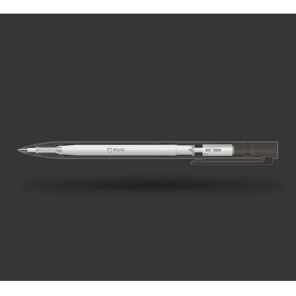Xiao mi jia металлические ручки PREMEC гладкие швейцарские Сменные ручки 0,5 мм ручки для подписи mi алюминиевый сплав черные чернила для ручек