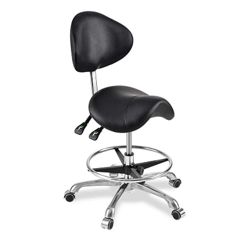 Творческий седло стул поднял косметологии стрижка стул скользящими Tattooc-10ML вращающееся кресло с подножка регулируется Эргономика сидений