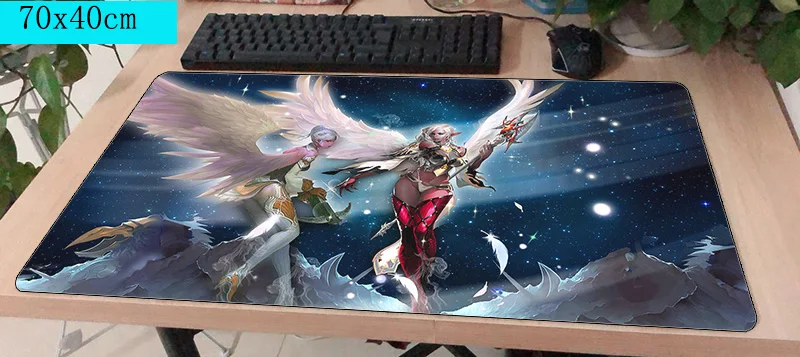 

lineage 2 mousepad gamer 700x400X3MM gaming mouse pad large Domineering notebook pc accessories laptop padmouse ergonomic mat