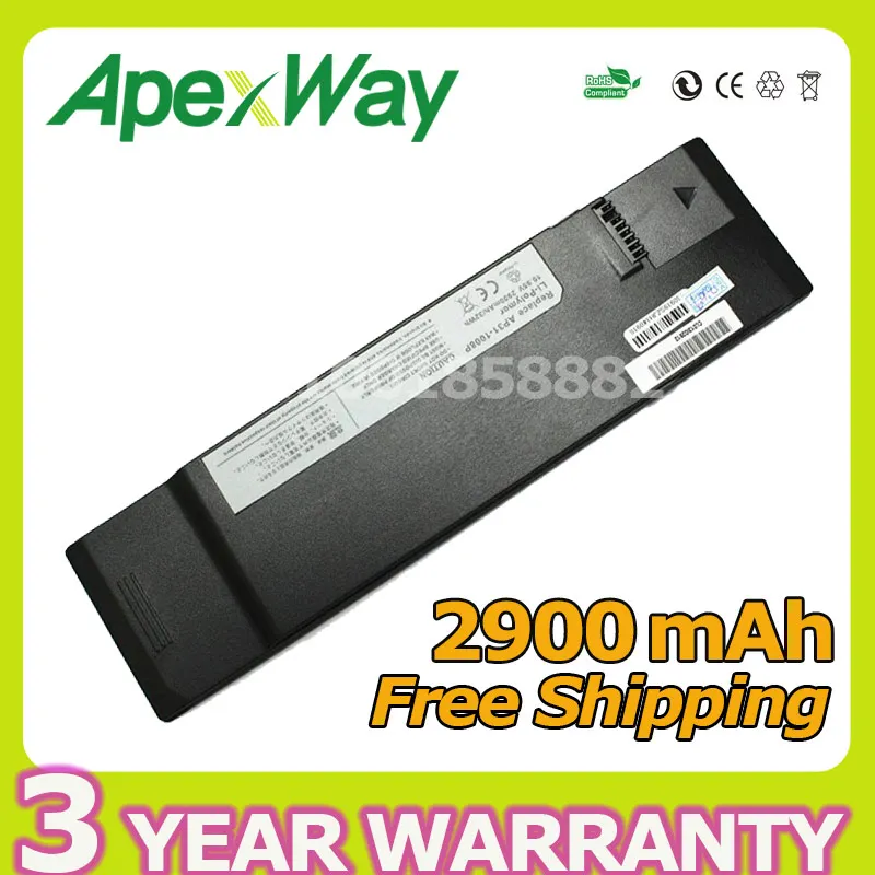

Apexway 2900mAh battery for Asus Eee PC 1008KR 1008P AP31-1008P AP32-1008P 70-OA1P2B1000 90-OA1P2B1000Q
