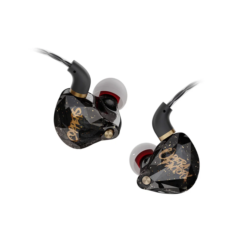 AK OperaFactory OS1 In-Ear Monitor 10 мм графеновые мембранные динамические наушники HIFI бас поп-гарнитура наушники 5N OFC кабель