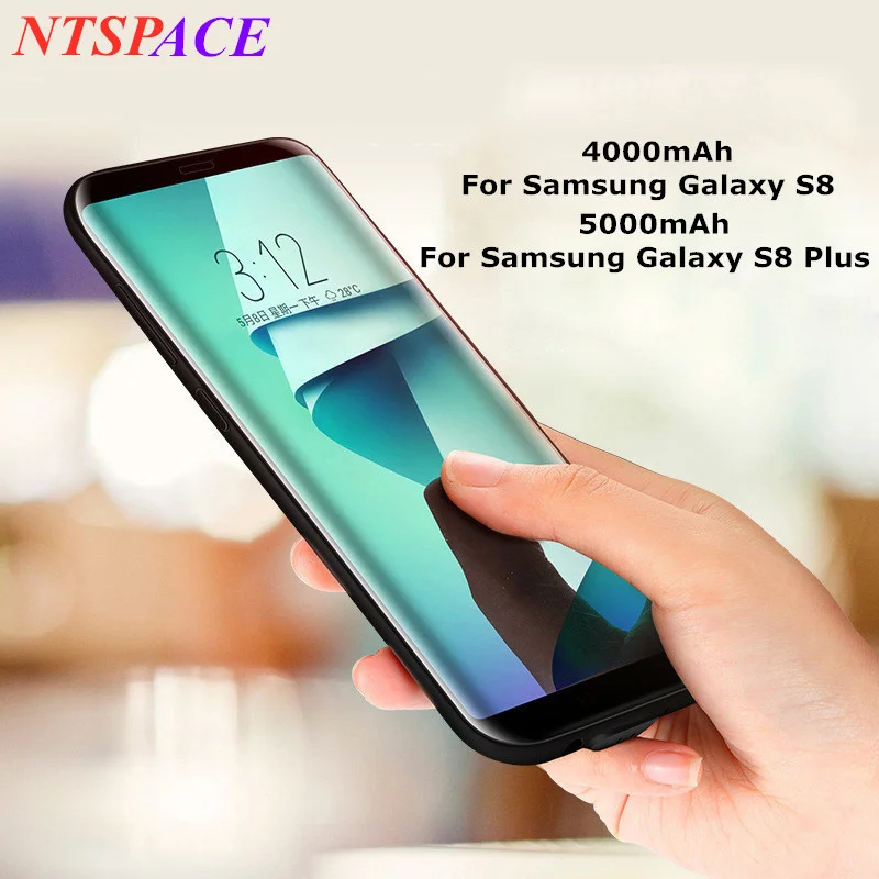 

Extended Phone Battery Power Case For Samsung Galaxy S8 Portable Battery Charging Case For Galaxy S8 Plus Backup Battery Cover