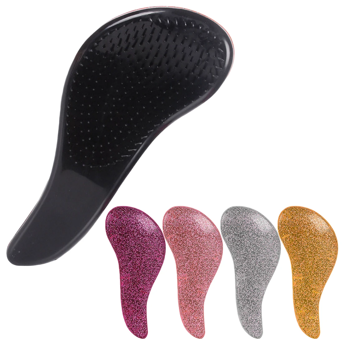 

1pcs Shower Hair Glitter Handle Tangle Detangling Comb Brush Detangler Salon Styling Tamer Tool Salon Home Hairbrush