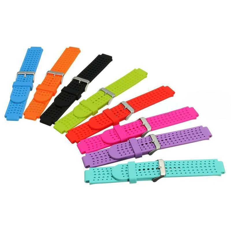 Sports Safety Silicone Replacement Wrist Support Band Strap Wristband for Garmin Forerunner 220/230/235/620/630 Bracelet