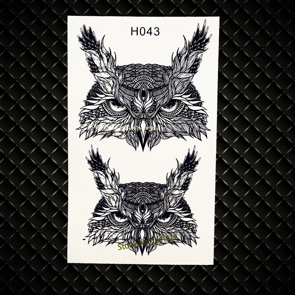 66 Gambar Tato Kepala Burung Hantu Gratis Terbaru
