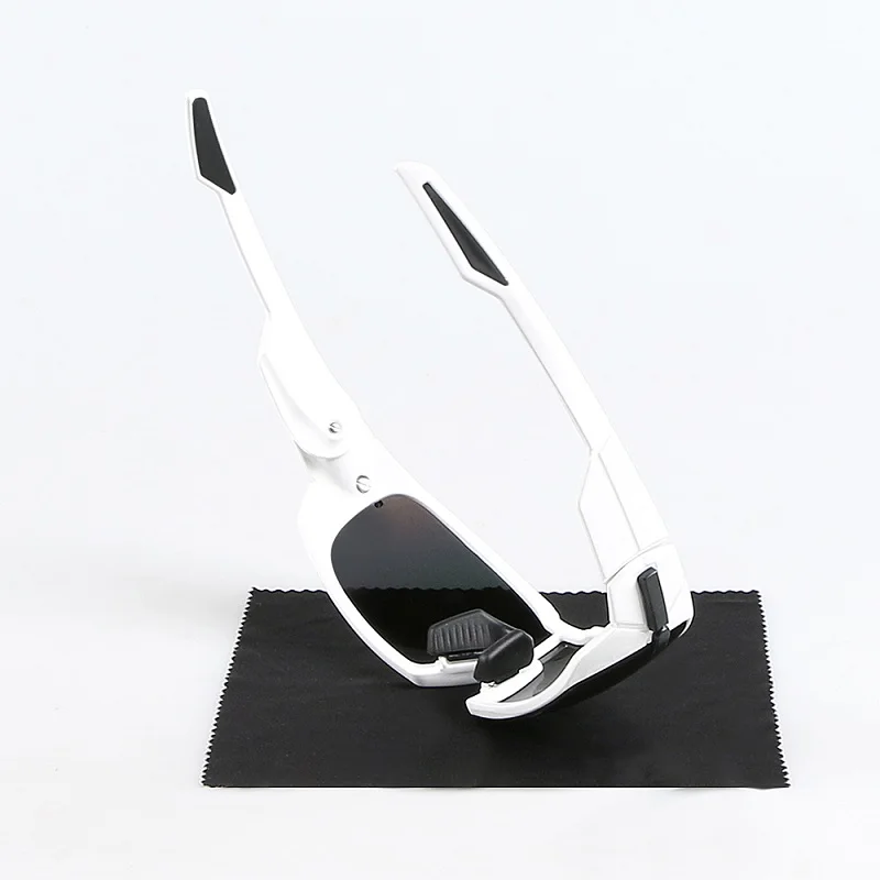 Новые поляризованные линзы, велосипедные солнцезащитные очки TR90, велосипедные мужские спортивные очки для велоспорта, велосипедные очки, 3 линзы - Цвет: white