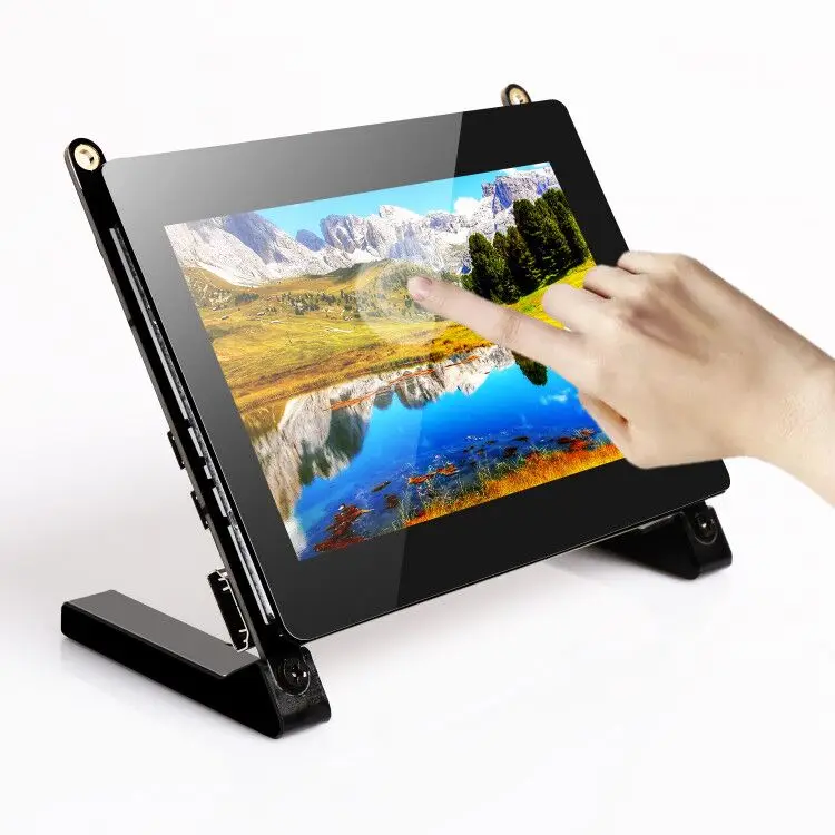 

5 Inch Touch Screen, Eviciv Portable Monitor IPS Display 1024X600 16:9 Built-in Dual Speakers Compatible with USB HDMI Raspberry