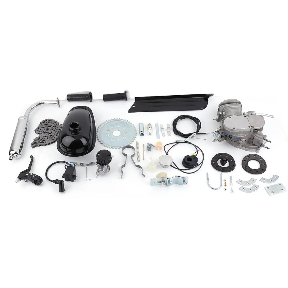 Nuevo Kit de Motor de ciclo 80cc profesional de 2 tiempos ideal para bicicletas motorizadas bicicletas de plata