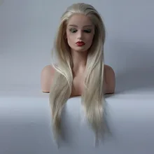 V'NICE синтетический парик на кружеве прямой жаростойкий натуральный парик для волос Блонд женский парик на кружеве карнавальный парик для Хэллоуина