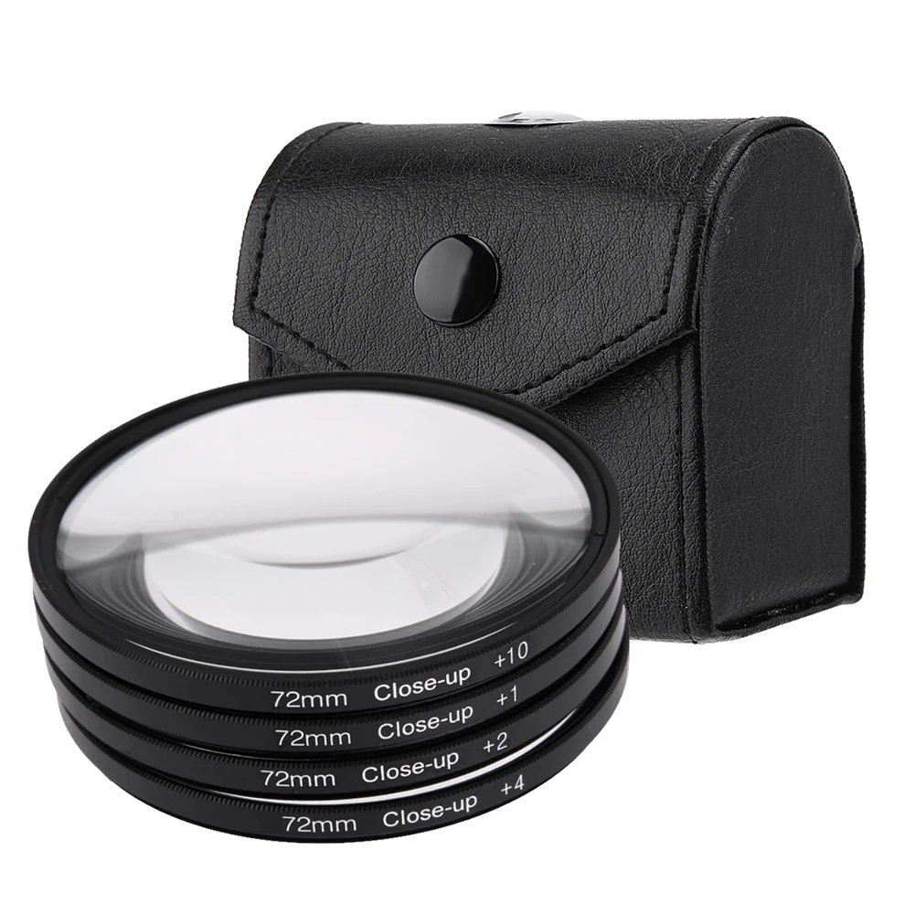 Fotover Camera Diopter 67mm Close-Up Filter Set (+1, +2, +4 And