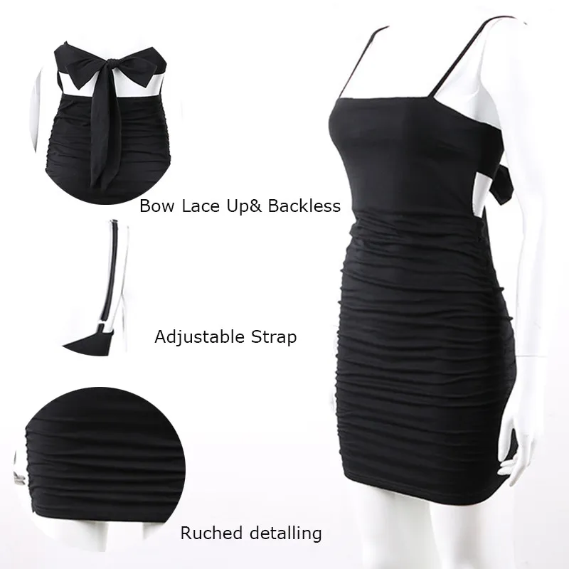 ruched mini dress10