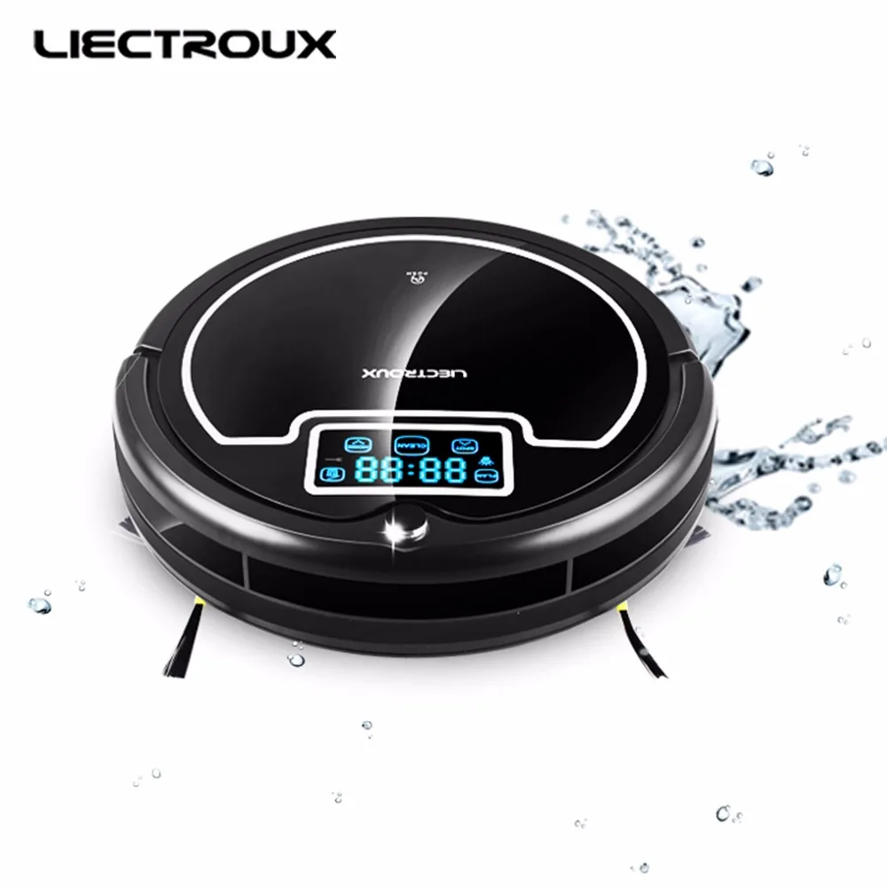 LIECTROUX B2005PLUS Robot Vacuum Cleaner, with Water Tank, Wet & Dry Mop,with Tone,HEPA,Schedule,Virtual Blocker,UV, IMD Surface free to all liectroux b2005plus wet and dry mop robot vacuum cleaner with selfcharge home smart remote control cleaning robot