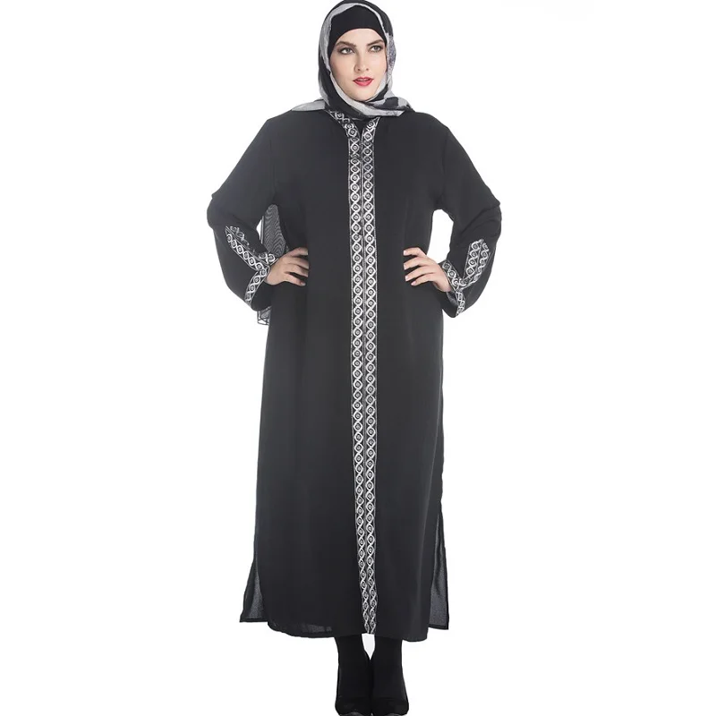 women's clothing print muslim dresses  muslim gown loose dresses M-7XL plus size women's dresses muslim clothing arab robe 5250