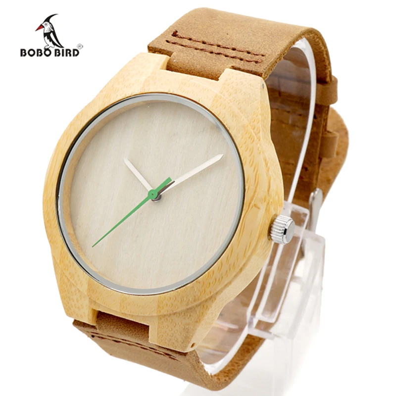 Fashion BOBO BIRD Brand Men Watches Bamboo Wood Wristwatch Luxury Mens Watch Relogio Masculino as