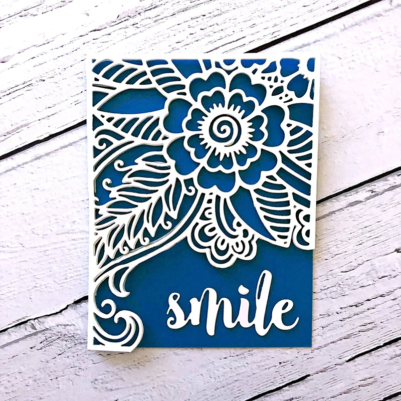 

Naifumodo 111*143mm New Cutting Stencil Dies 2018 Metal Cutting Dies Flower Blossom for Scrapbooking Card Craft Dies Metal