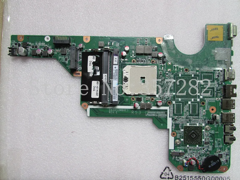 

683029-501 683029-001 for HP Pavilion G4-2000 G6 G7 Laptop Motherboard Mainboard DA0R53MB6E0 DA0R53MB6E1