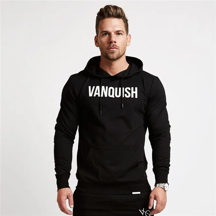 

Autumn And Winter Chao Sports Clothes With Headgear For Men's Fitness Jacket For Running Training Pullover Hoodie Streetwear