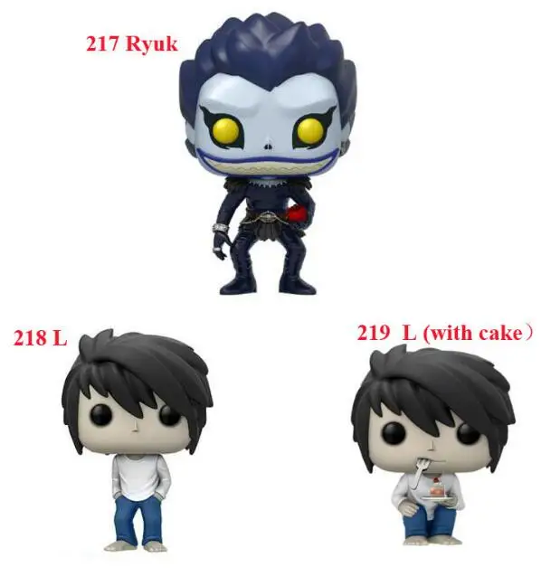 

Anime Death Note Ryuk 217 & L 219 Character 10cm Action Figure Toys