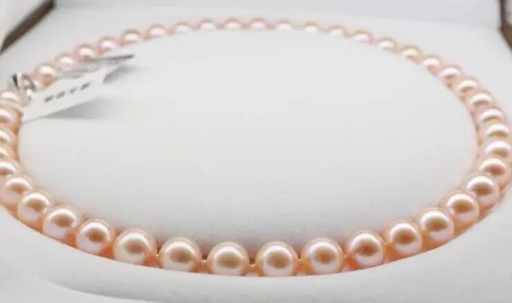 

18"10-11MM NATURAL SOUTH SEA PINK PEARL BRACELET 28%