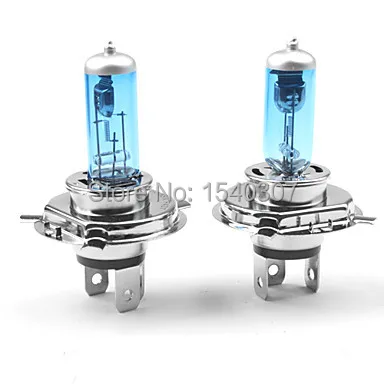 

10pcs/lot Auto H4 Low Beam New Super White Light Car Bulb 6000K Halogen Xenon 12V 55W free shipping