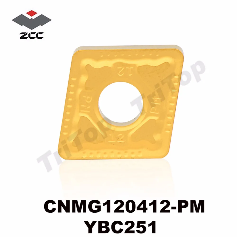 

CNMG120412-PM ORIGINAL ZCC.CT YBC251 CNMG 120412 -PM turning inserts CNMG433