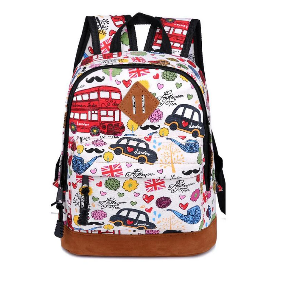 Luggage&bags Children's Canvas Printing Backpack Students School