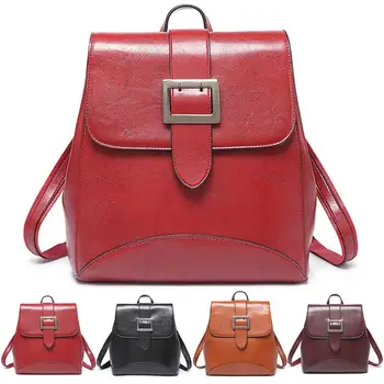 

Vintage Women Backpack Embossed PU Leather Schoolbag Bookbag For Girls Teenager Female Shoulder Bag Mochilas