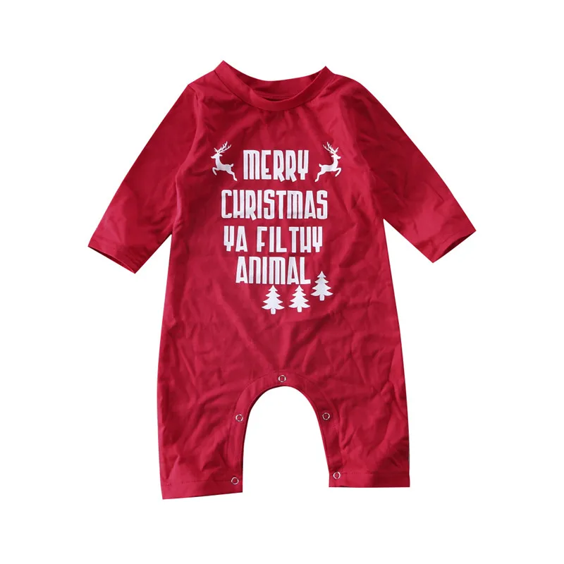 

2019 New Style Xmas Newborn Infant Baby Kids Boys Girls Clothes Long Sleeve Romper Jumpsuit Outfit Baby Clothing