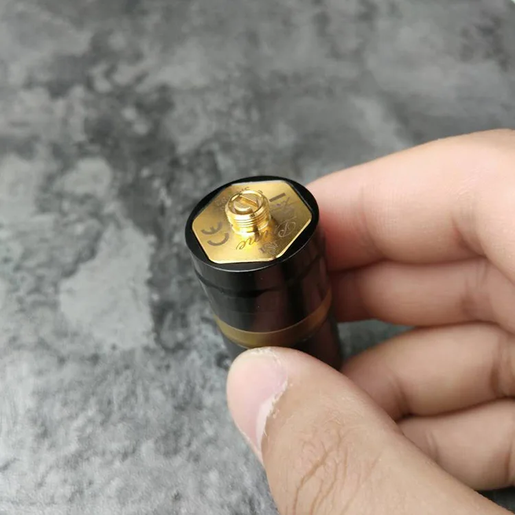 YFTK Style Kayfun Prime Nite DLC RTA MTL Tank Черный 2 0 мл Pei DIY обслуживаемый испаритель 22 мм Емкость