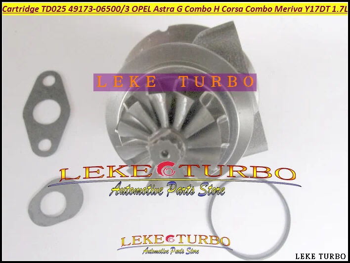 Turbo Cartridge CHRA Core TD025 49173-06500 49173-06501 49173-06503 Turbocharger For OPEL Astra Combo H Corsa Meriva Y17DT 1.7L (6)