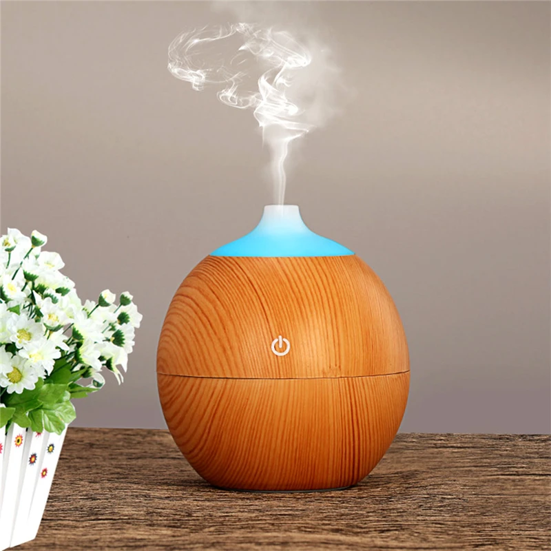 

Portable Rechargeable 130ML Air Humidifier Essential Oil Diffuser with Color Changing Light for Home Office Car Travel P34