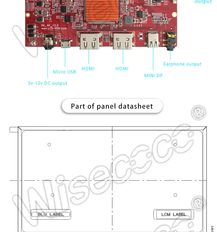 15,6 "4 K дисплей B156ZAN02.3 TFT-LCD разрешение 3840*2160 60 Гц 40pin 2 HDMI MINI DP 40PIN динамик Выход наушников ips