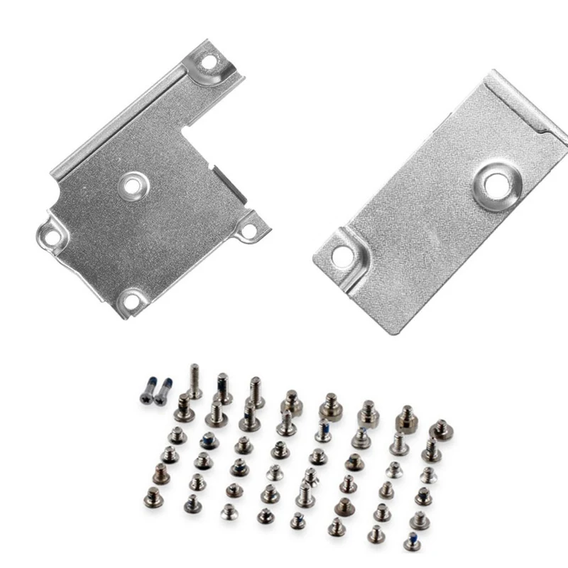 

LCD Screen Flex Connector Metal Bracket + Battery Metal Cover Bracket with full set screws for iPhone 6 6s 6s Plus 7 7 Plus