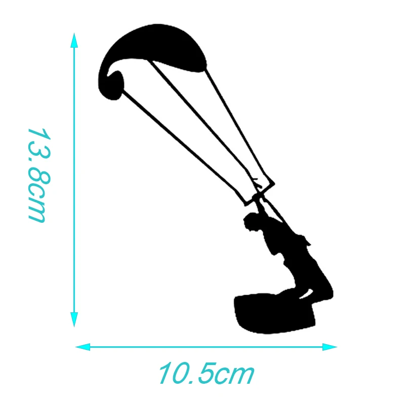 Kitesurfing модные стильные креативные наклейки для мотоцикла водонепроницаемые