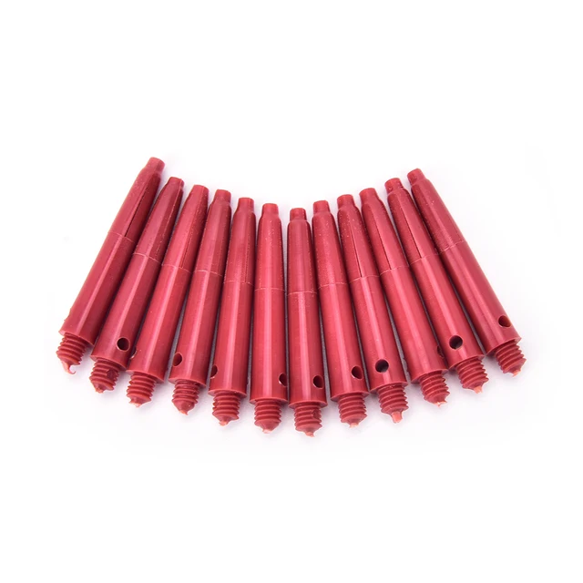 12Pcs Nylon Screw Dart Shafts Short Darts Stems Replacement 35mmin