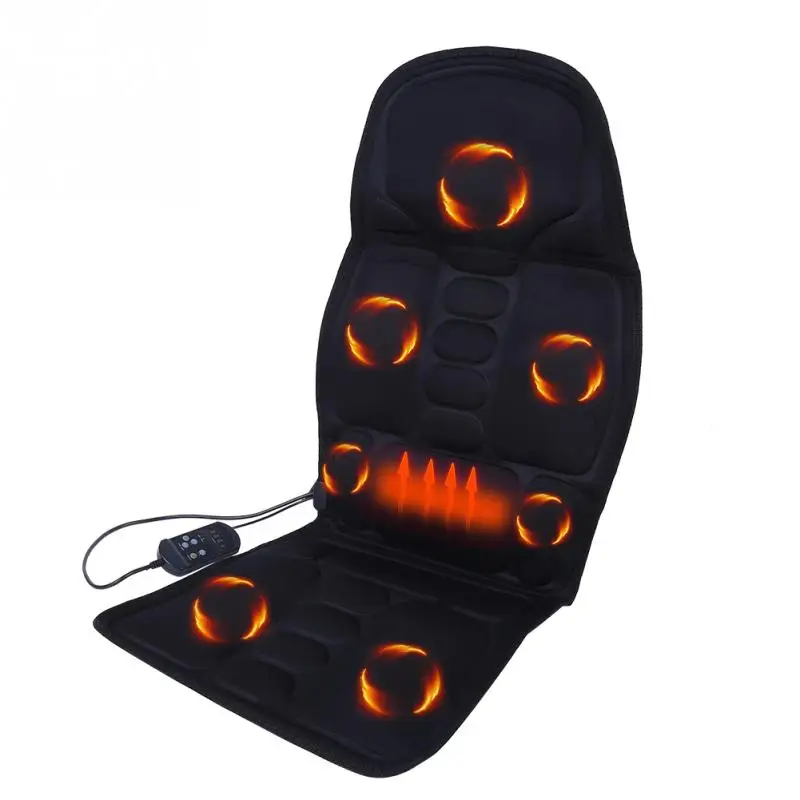 Buy Heated Electric Car Home Back Massage Seat Cushion