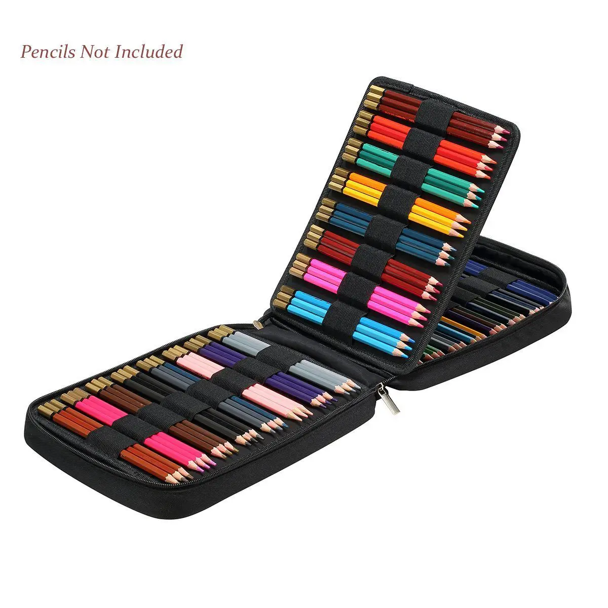 

150 Slots Colored Pencils Universal Pencil Bag Pen Case School Stationery PencilCase Drawing Painting Storage Pouch Pencil Box
