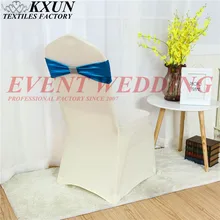 Красивый бронзированный покрытием лайкра спандекс стул ремешок чехол для свадебного стула пояс галстук бант украшение для торжества