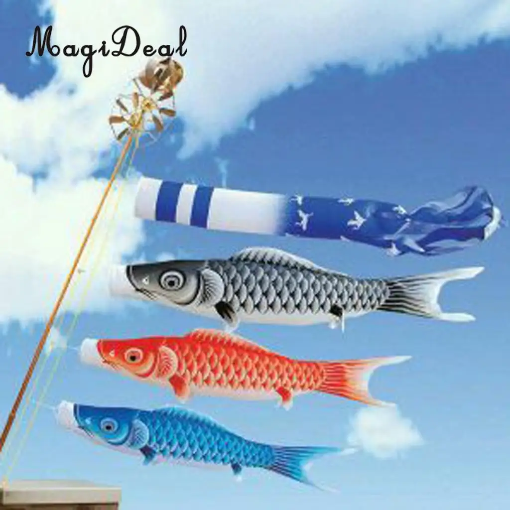MagiDeal 40 см/55 см/70 см/100 см/150 см японского ветровой конус «Карп» флаг коинобори парусник рыбы Ветроуказатель домашние Декорации для вечеринки