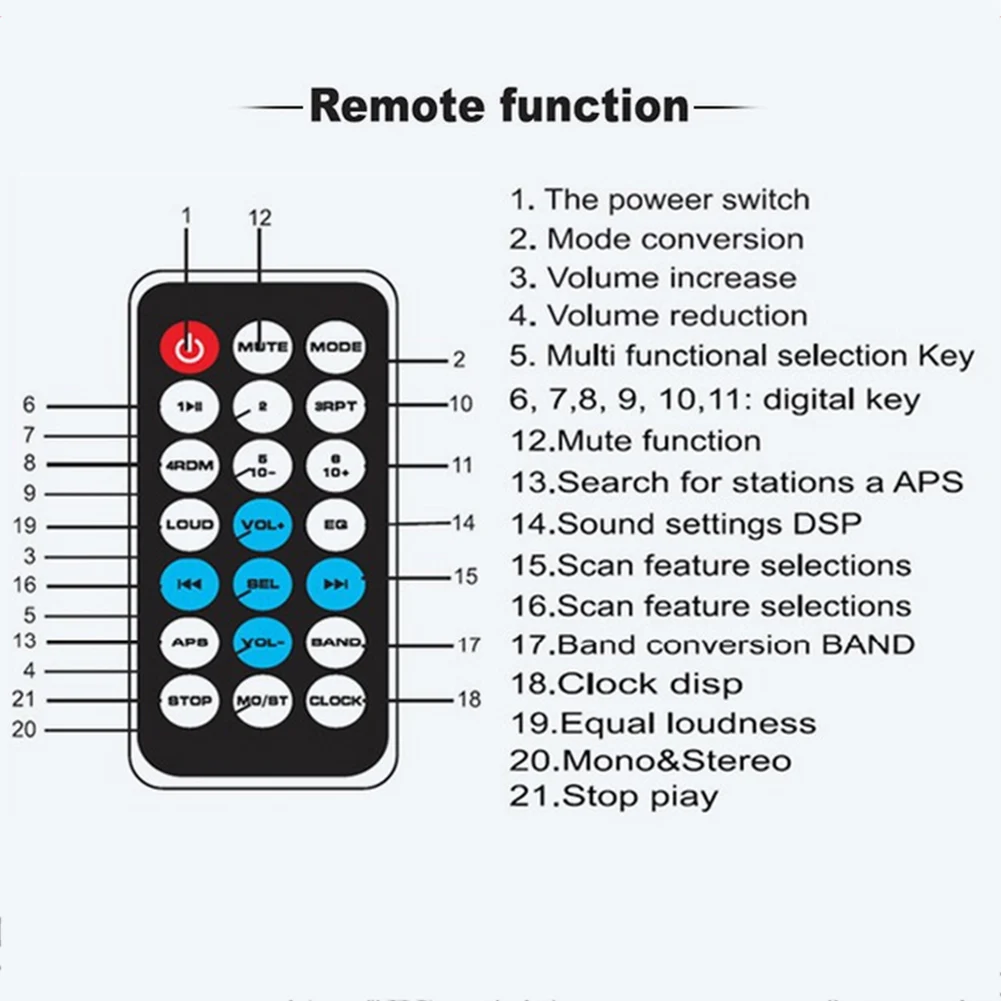 Profissional com Bluetooth Áudio para Carro Som de Carro Rádio Aux-in Controle Remoto 1 Din 12v Dvd fm Usb 14 Rádios automotivos