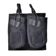 Tactifans Молл АК M4 подсумок Sinagle/двойное/тройной мешочек для лямки Системы Quick Release эластичный Топ открытым камуфляж