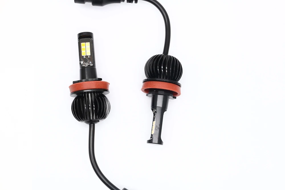Dual Color Change Headlight H7 H4 LED Fog Light Bulb 6000k White 3000K Yellow H1 H3 H8 H11 9005 9006 880 12V 20W LED Headlights (21)