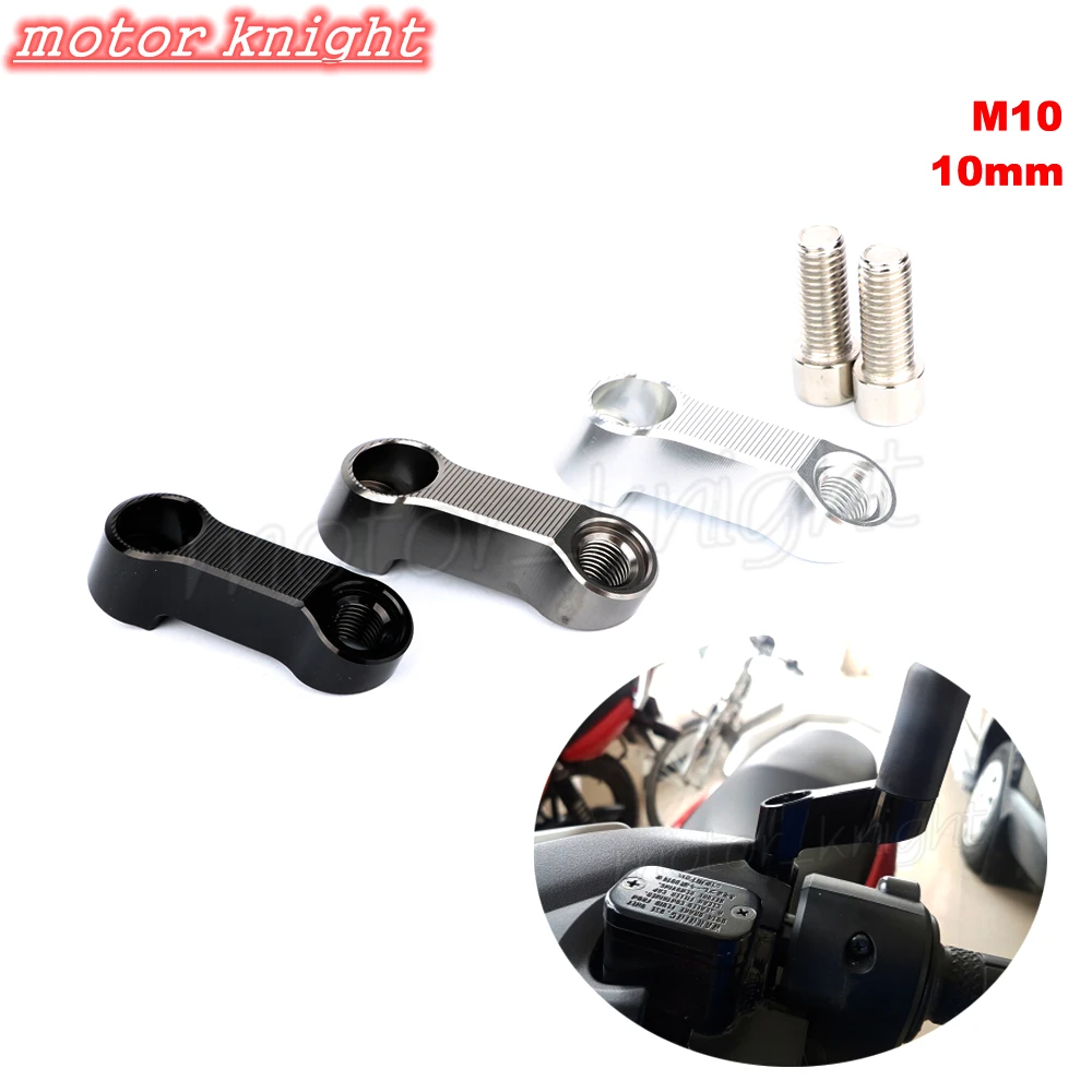 

Black Bolts Size 10mm Mirrors Extension Riser Extend Adapter For KTM Duke 125 200 390 690 1190 Adventure 990 Super Motto