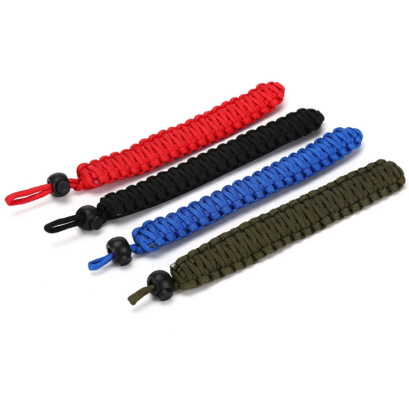 التخييم سوار Paracord EDC بقاء المظلة الحبل مفاتيح سلسلة العسكرية 150 كجم الشد قوة Paracord حبل في الهواء الطلق معدات